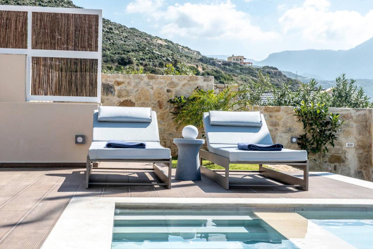 Cielo E Mare Villas I "Free" Heated Pools & Seaview Falasarna Exteriér fotografie