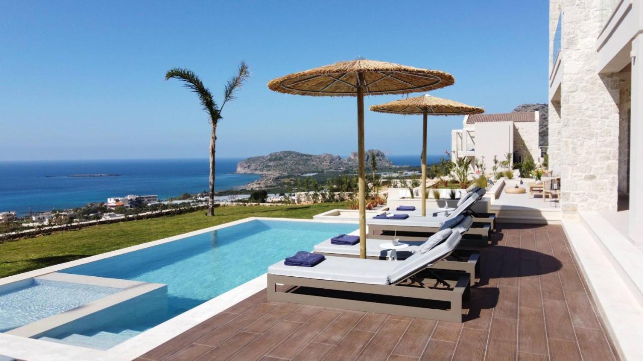 Cielo E Mare Villas I "Free" Heated Pools & Seaview Falasarna Exteriér fotografie
