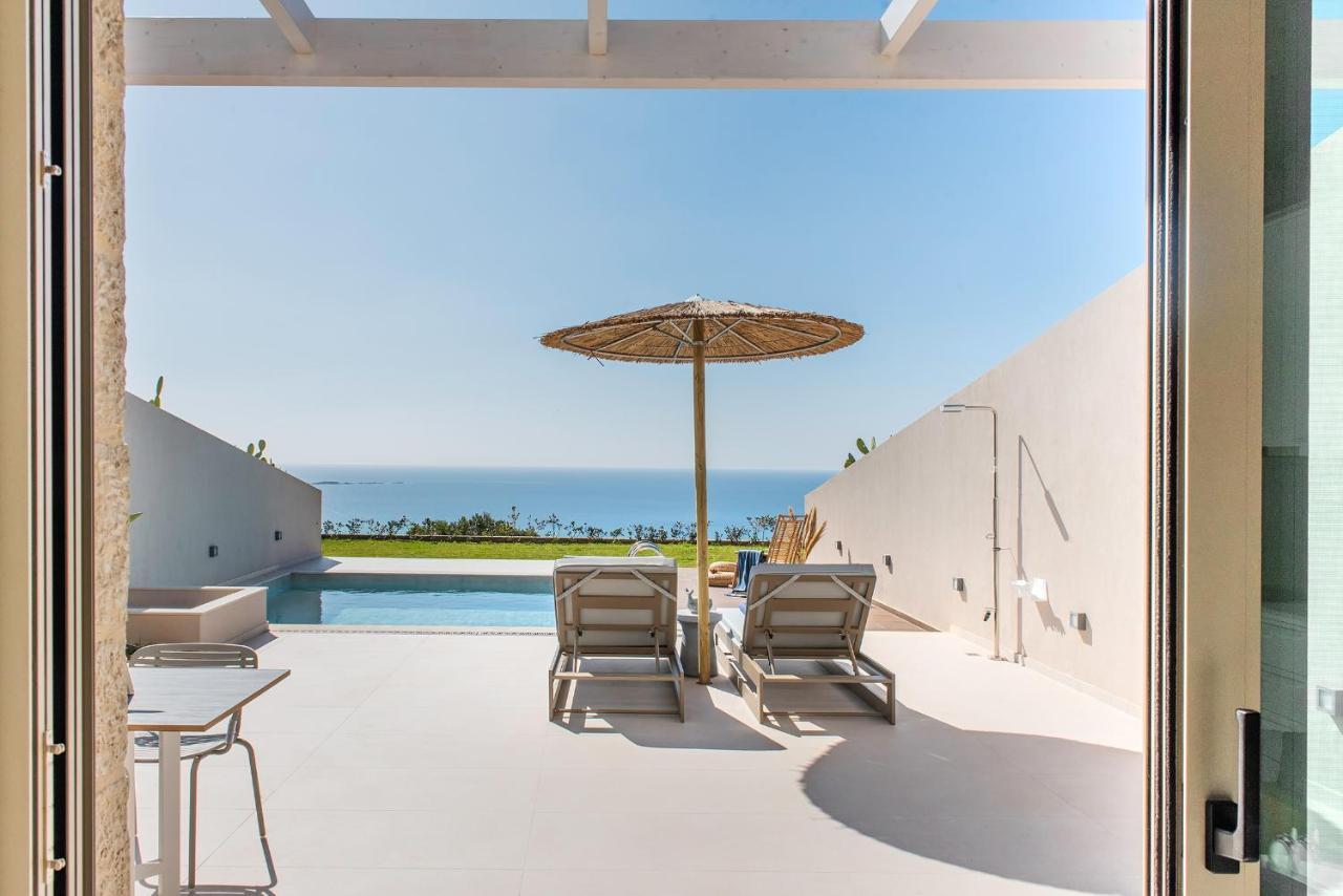 Cielo E Mare Villas I "Free" Heated Pools & Seaview Falasarna Exteriér fotografie