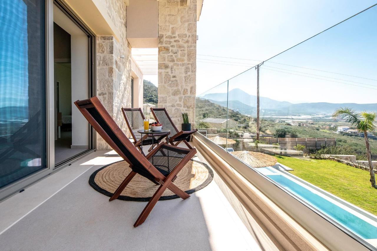 Cielo E Mare Villas I "Free" Heated Pools & Seaview Falasarna Exteriér fotografie