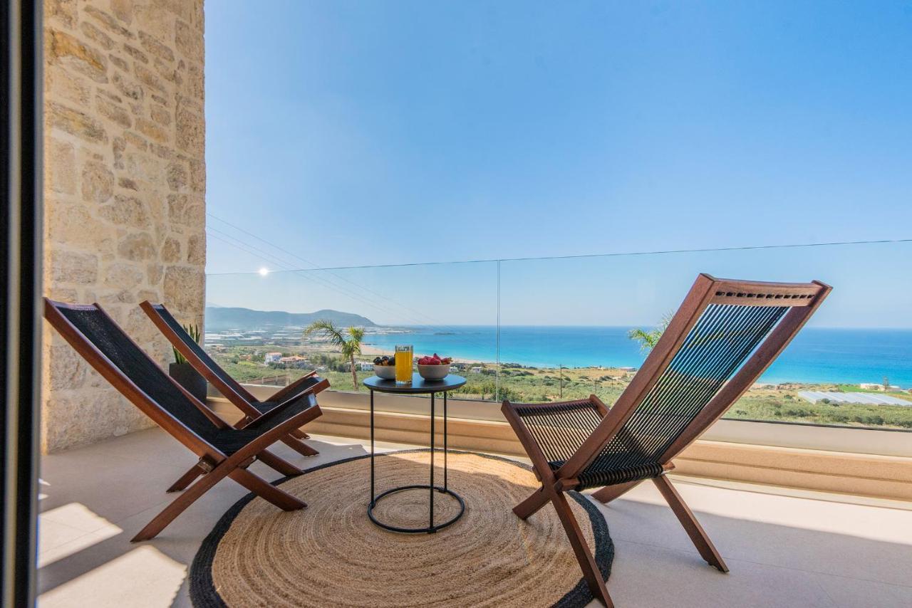 Cielo E Mare Villas I "Free" Heated Pools & Seaview Falasarna Exteriér fotografie