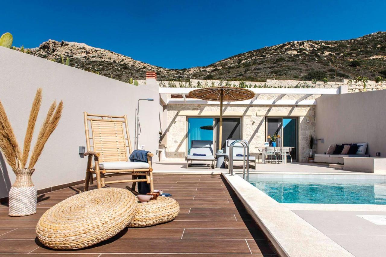 Cielo E Mare Villas I "Free" Heated Pools & Seaview Falasarna Exteriér fotografie