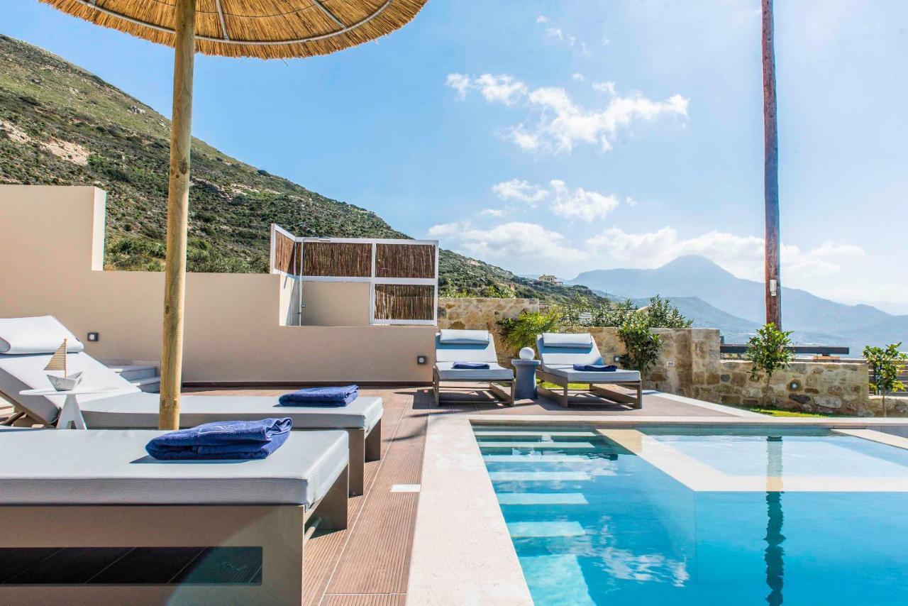 Cielo E Mare Villas I "Free" Heated Pools & Seaview Falasarna Exteriér fotografie