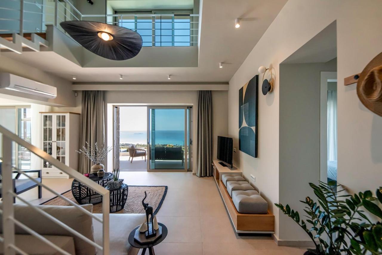 Cielo E Mare Villas I "Free" Heated Pools & Seaview Falasarna Exteriér fotografie