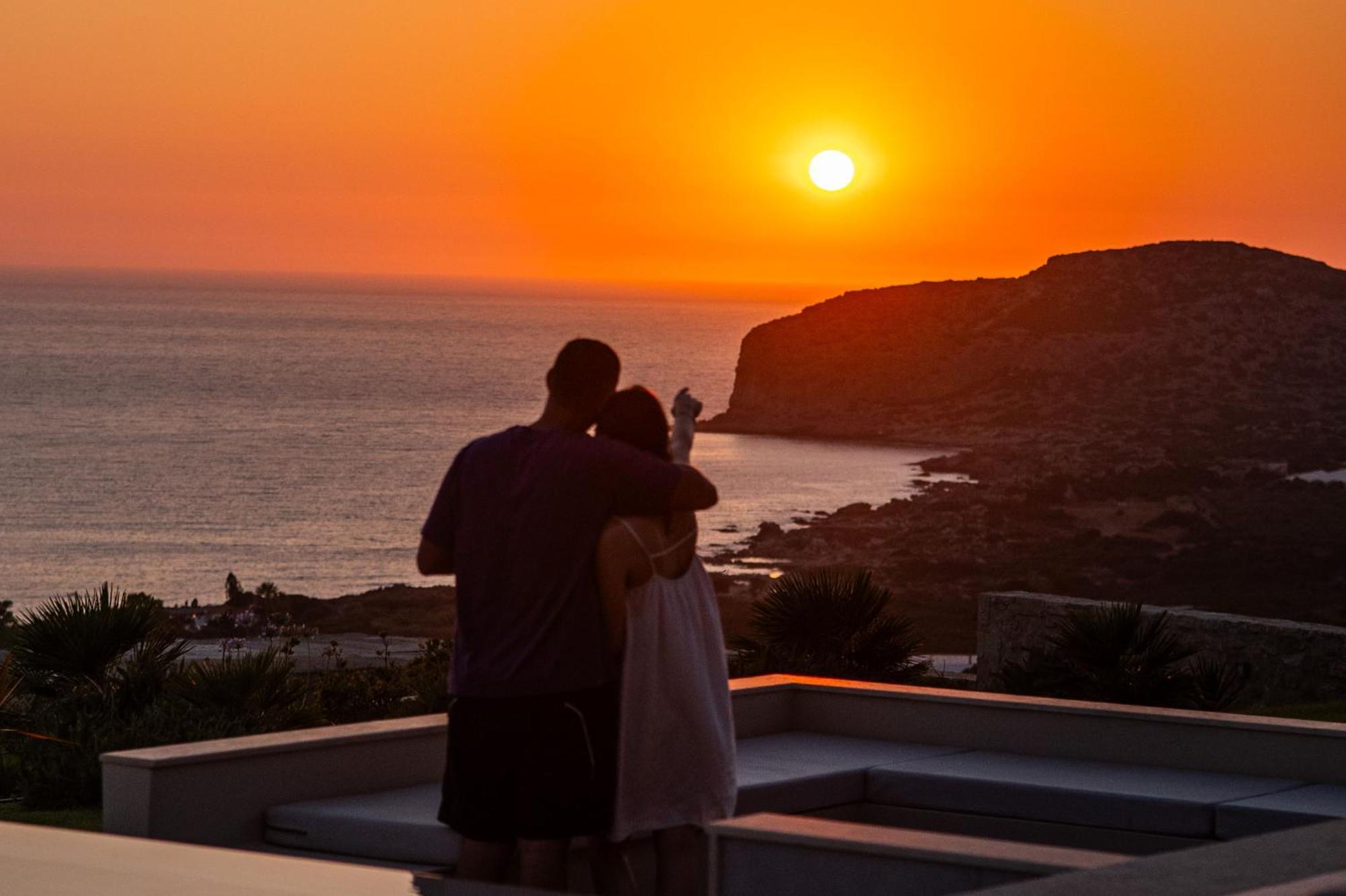 Cielo E Mare Villas I "Free" Heated Pools & Seaview Falasarna Exteriér fotografie