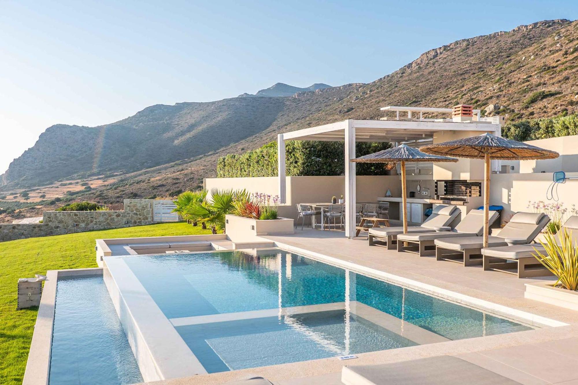 Cielo E Mare Villas I "Free" Heated Pools & Seaview Falasarna Exteriér fotografie