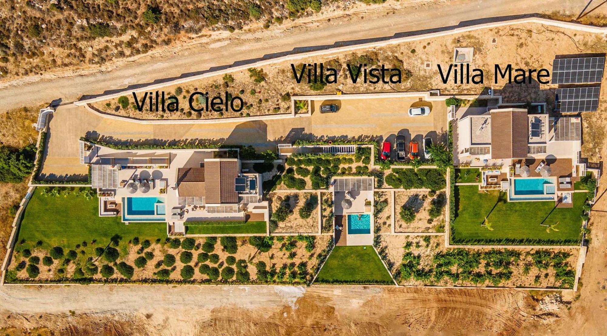 Cielo E Mare Villas I "Free" Heated Pools & Seaview Falasarna Exteriér fotografie