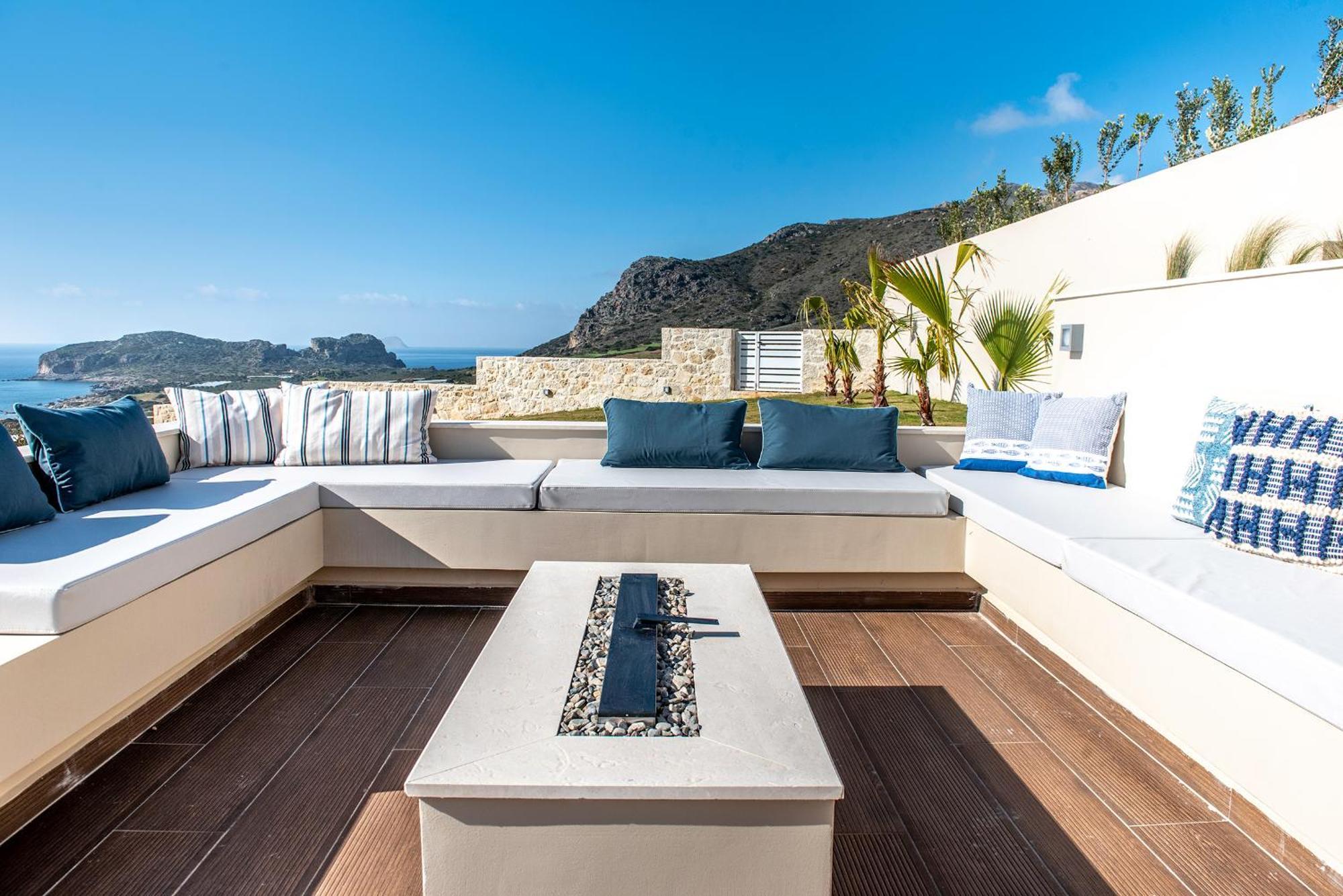 Cielo E Mare Villas I "Free" Heated Pools & Seaview Falasarna Exteriér fotografie