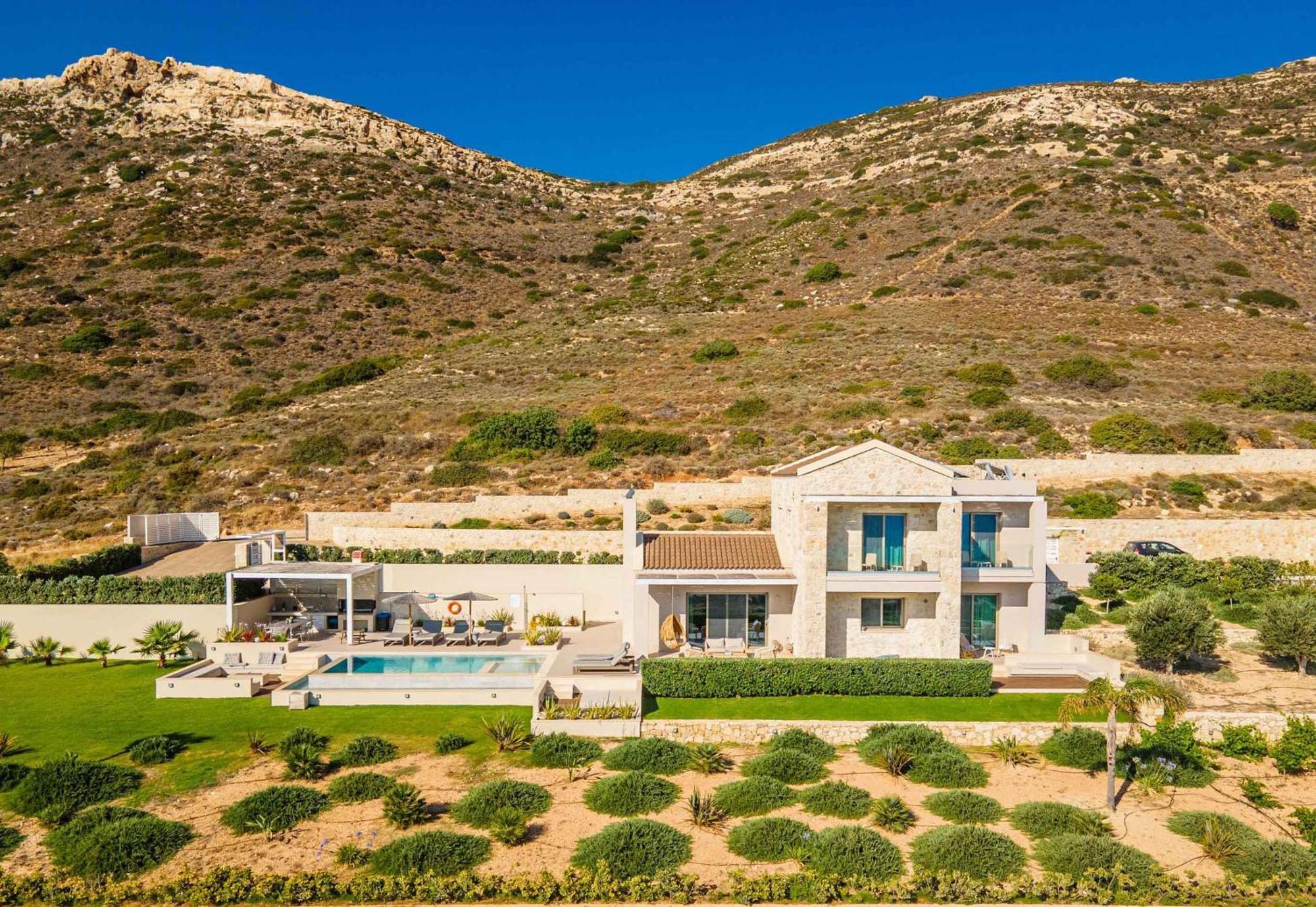 Cielo E Mare Villas I "Free" Heated Pools & Seaview Falasarna Exteriér fotografie