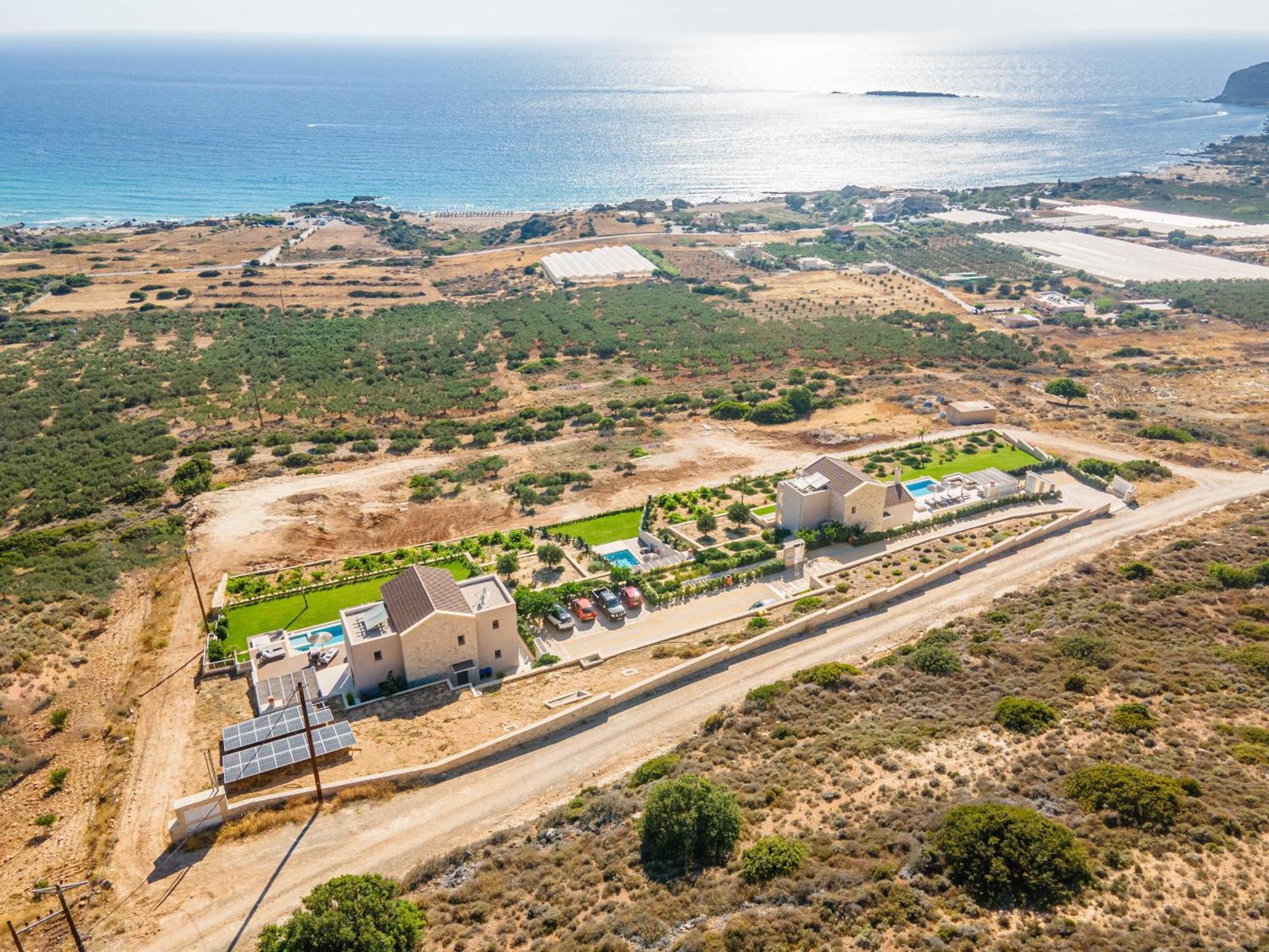 Cielo E Mare Villas I "Free" Heated Pools & Seaview Falasarna Exteriér fotografie